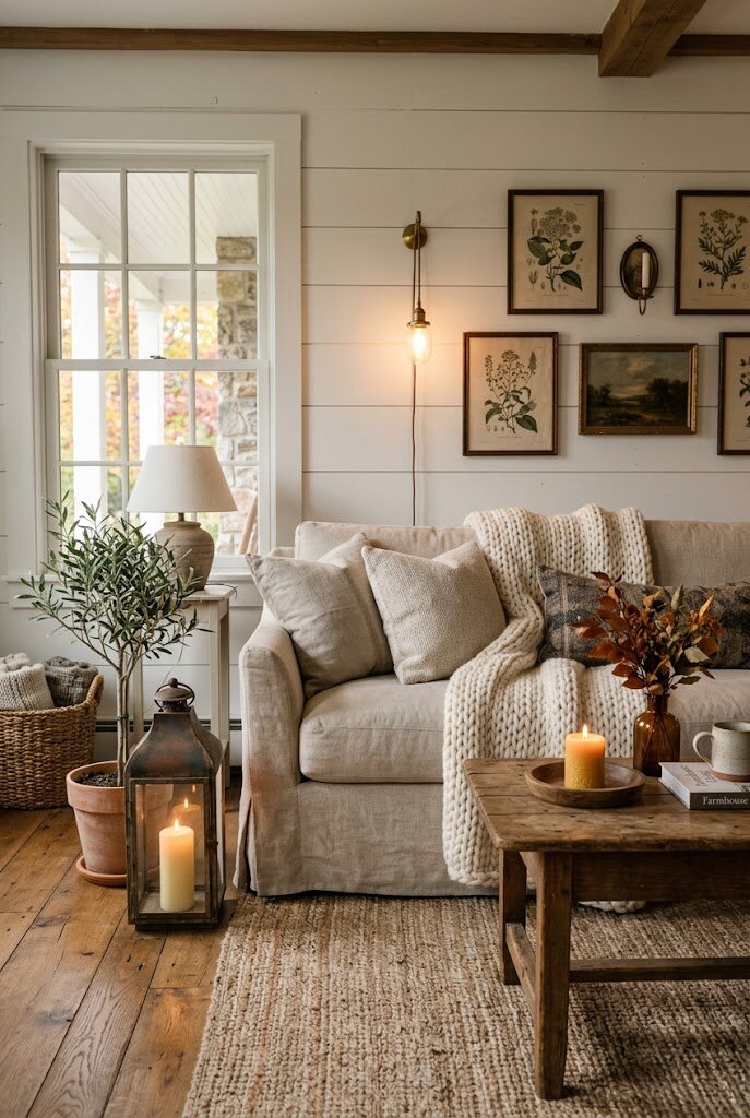 Farmhouse Living Room Styling Tips