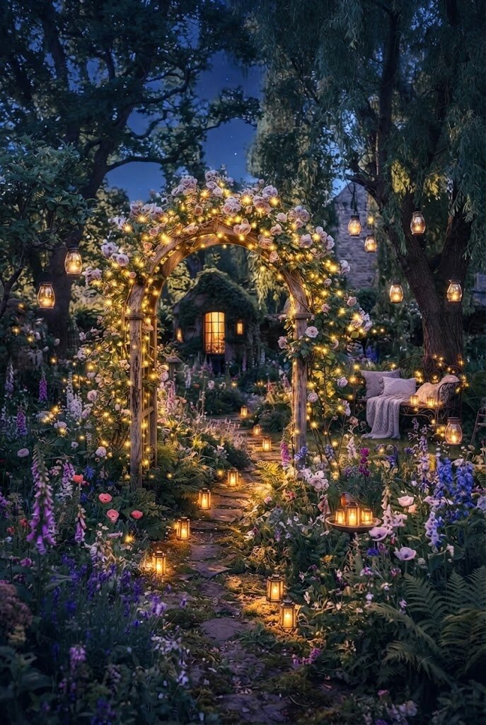 Backyard Garden Lighting Ideas For Nighttime Magic