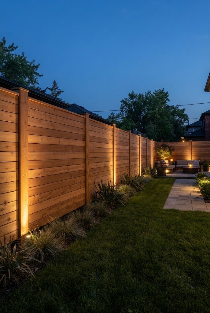 Modern Fence Ideas For Backyard Privacy
