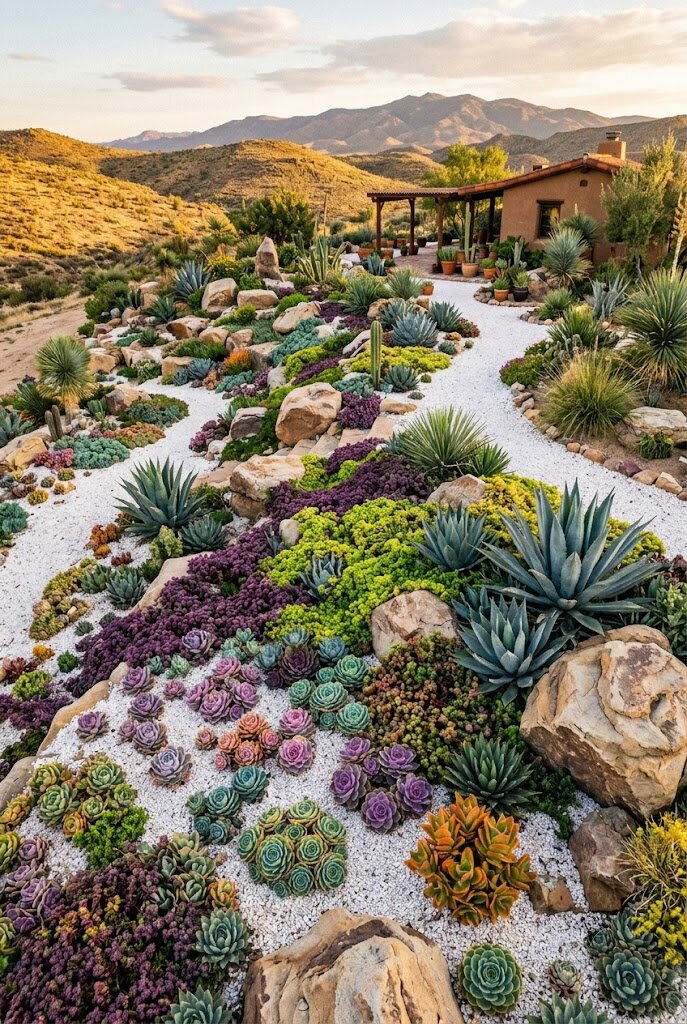 50 Succulent Garden Ideas For Low-Maintenance Landscaping