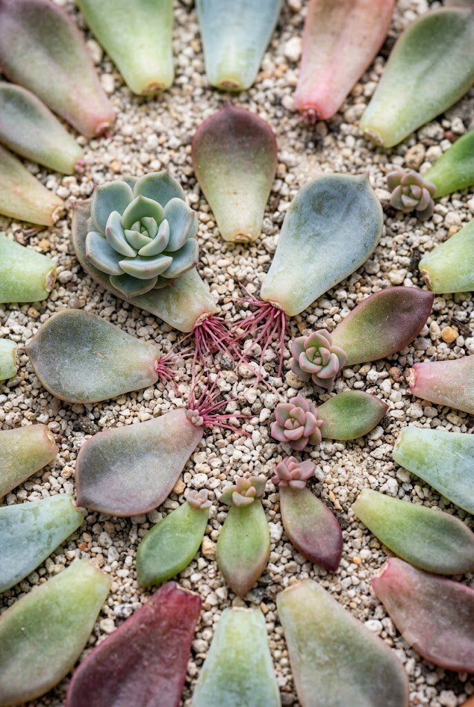 hypertufa trough planter with mixed sedum and sempervivum alpine succulent garden